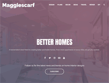 Tablet Screenshot of maggiescarf.com